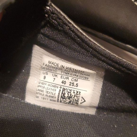 SOLD!! CONVERSE All Star Mary Jane Sneaker - Size 9 - Picture 9 of 10